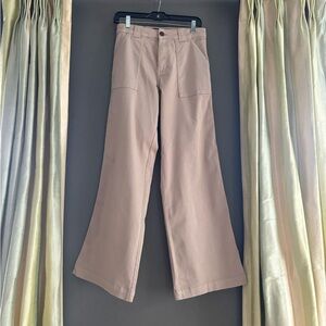Sand Tan Wide-Leg Women's Jeans
